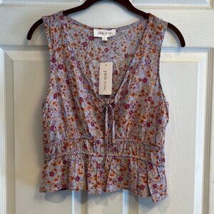 Pink Rose brand size M pullover sleeveless top- NWT